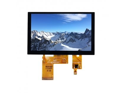 5寸液晶屏 帶電容觸摸40PIN RGB接口